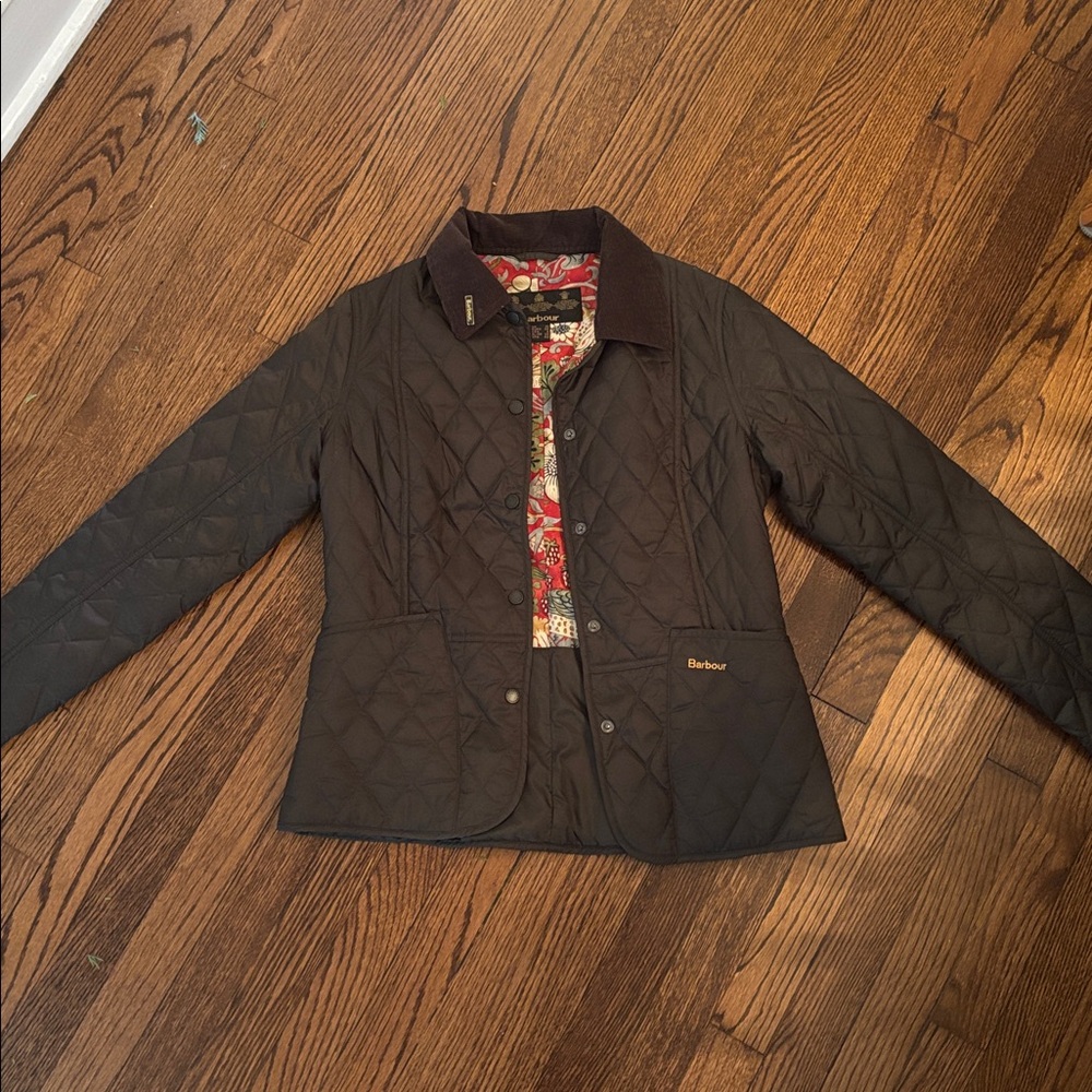 Barbour Annadale Dark Green Quilted Women’s Barn Jacket